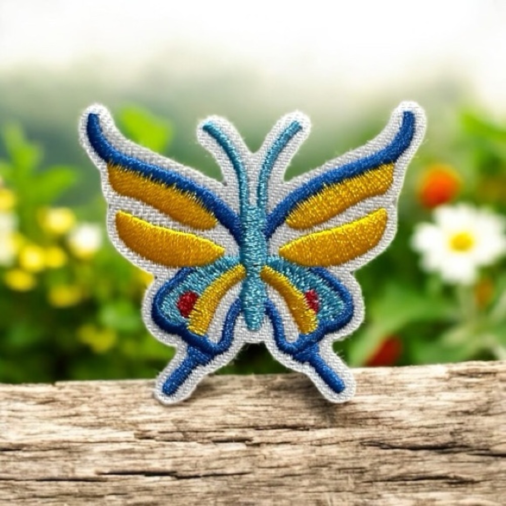 Butterfly Embroidered Patch